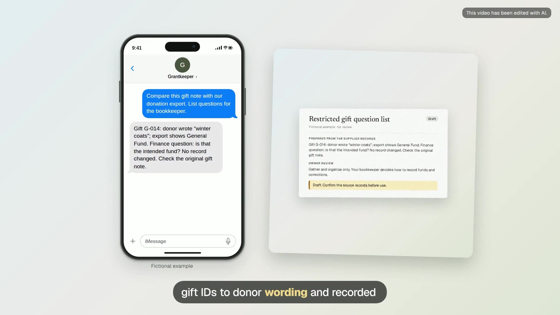 Preguntas sobre donaciones con destino indicado video